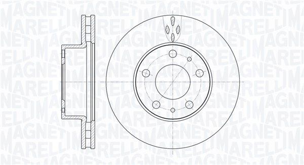 MAGNETI MARELLI Bremžu diski 361302040512